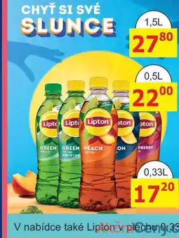 BENE Nápoje Lipton Ice Tea ledový čaj, vybrané druhy 0.33l nabídka