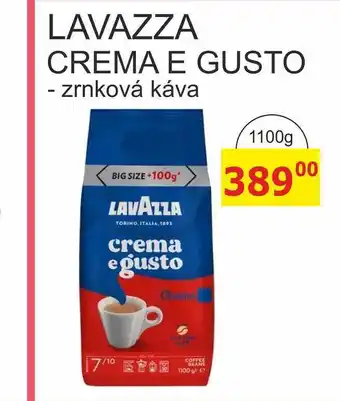 BENE Nápoje LAVAZZA CREMA E GUSTO - zrnková káva 1100g nabídka
