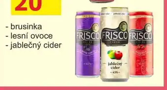 BENE Nápoje Frisco míchaný nápoj 330ml plech, různé druhy nabídka