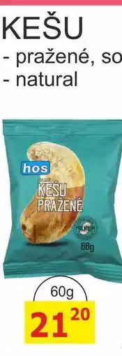 BENE Nápoje KEŠU - pražené 60g nabídka