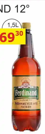 BENE Nápoje FERDINAND 12° - světlý ležák 1,5L PET nabídka
