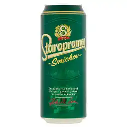 BENE Nápoje Staropramen Smíchov pivo výčepní světlé 0,5l (plech) 0.5l nabídka