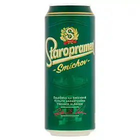 BENE Nápoje Staropramen Smíchov pivo výčepní světlé 0,5l (plech) 0.5l nabídka