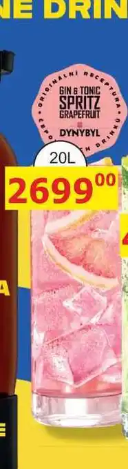 BENE Nápoje DYNYBYL GIN & TONIC SPRITZ GRAPEFRUIT 20L nabídka