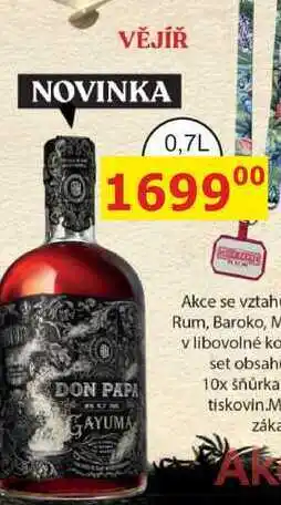 BENE Nápoje Don Papa Gayuma 0,7l 40% GB nabídka