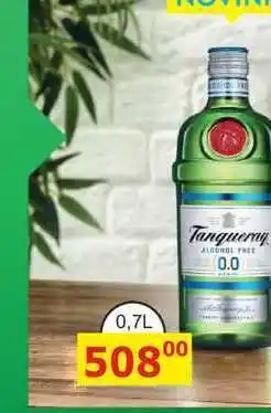 BENE Nápoje Tanqueray Alcohol Free 0,7l 0% nabídka