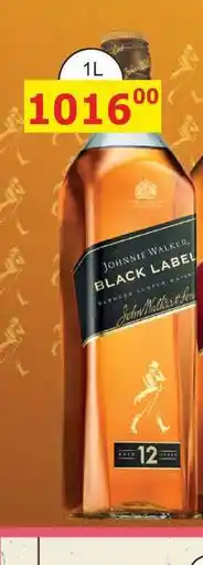 BENE Nápoje Johnnie Walker Black label 12ti letá skotská whisky 1l nabídka