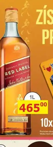 BENE Nápoje Johnnie Walker Red label skotská whisky 1L nabídka