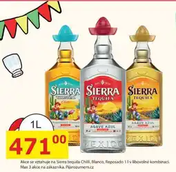 BENE Nápoje Sierra tequila Blanco 1L nabídka