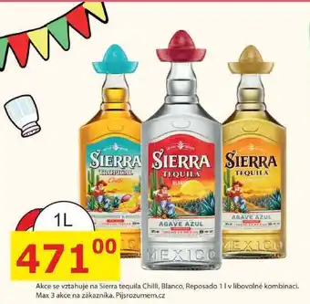 BENE Nápoje Sierra tequila Blanco 1L nabídka