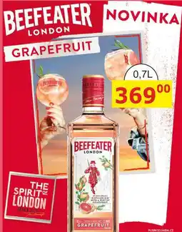 BENE Nápoje BEEFEATER LONDON GRAPEFRUIT GIN J0,7L nabídka
