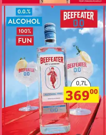 BENE Nápoje BEEFEATER ALCOHOL FREE 0,7L nabídka