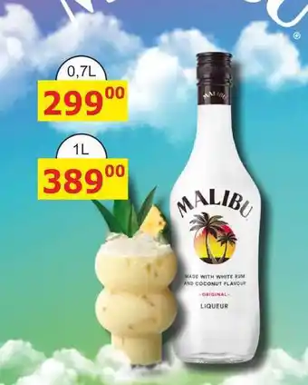 BENE Nápoje Malibu Original likér na bázi rumu s kokosovou příchutí 1l nabídka