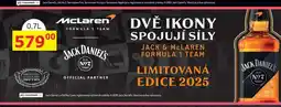 BENE Nápoje Jack Daniel's McLaren Formula 1 Team 2025 0,7l 43% GB L.E nabídka