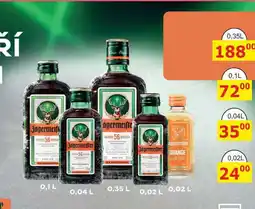 BENE Nápoje Jägermeister 0.35l nabídka