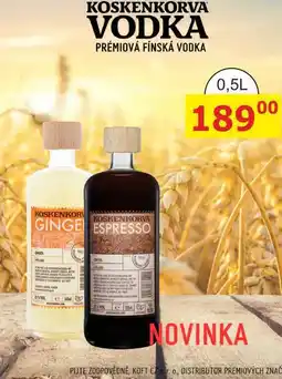 BENE Nápoje Koskenkorva vodka OCHUCENÁ 0.5L nabídka