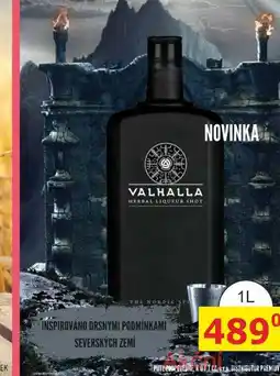 BENE Nápoje Valhalla Herbal Liquer 1l 35% nabídka