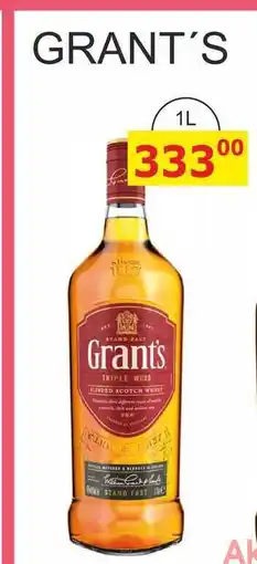 BENE Nápoje Grant's Triple Wood 1l 40% nabídka