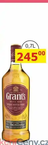 BENE Nápoje Grant's Triple Wood 0,7l 40% nabídka