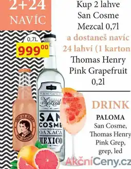 BENE Nápoje San Cosme 0,7L nabídka