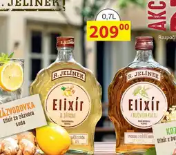 BENE Nápoje R. JELÍNEK Elixír 0,7l nabídka