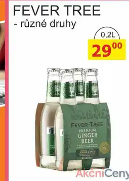 BENE Nápoje FEVER TREE - různé druhy 0,2l nabídka