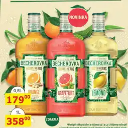 BENE Nápoje BECHEROVKA FRUITS HERBS LIQUEUR 1l nabídka