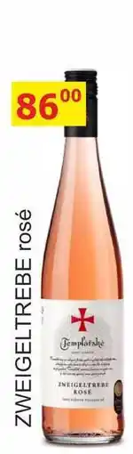 BENE Nápoje Templářské sklepy 0,75l ZWEIGELTREBE rosé nabídka