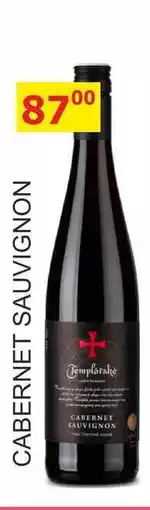 BENE Nápoje Templářské sklepy 0,75l CABERNET SAUVIGNON nabídka