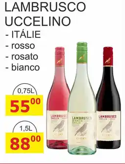 BENE Nápoje LAMBRUSCO UCCELINO 1,5L nabídka
