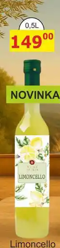 BENE Nápoje LIMONCELLO 0,5l nabídka