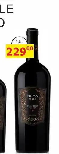 BENE Nápoje PRIMA SOLE PRIMITIVO PUGLIA 1,5l nabídka