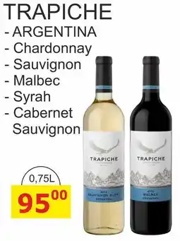 BENE Nápoje TRAPICHE 0,75L nabídka