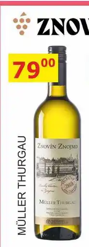 BENE Nápoje ZNOVÍN 0,75L MÜLLER THURGAU nabídka