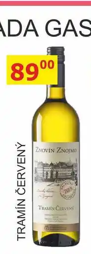 BENE Nápoje ZNOVÍN 0,75L TRAMÍN ČERVENÝ nabídka