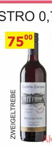 BENE Nápoje ZNOVÍN 0,75L ZWEIGELTREBE nabídka