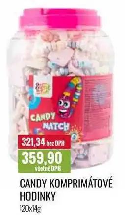 Ratio CANDY KOMPRIMÁTOVÉ HODINKY 120x14g nabídka