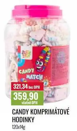 Ratio CANDY KOMPRIMÁTOVÉ HODINKY 120x14g nabídka
