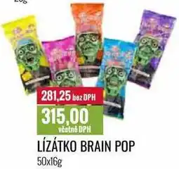 Ratio LÍZÁTKO BRAIN POP 50x16g nabídka