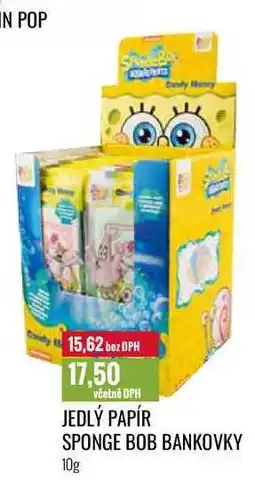 Ratio JEDLÝ PAPÍR SPONGE BOB BANKOVKY 10g nabídka