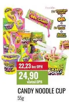 Ratio CANDY NOODLE CUP 55g nabídka