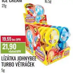 Ratio LÍZÁTKA JOHNYBEE TURBO VĚTRÁČEK 5g nabídka