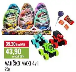 Ratio VAJÍČKO MAXI 4v1 25g nabídka