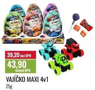 Ratio VAJÍČKO MAXI 4v1 25g nabídka