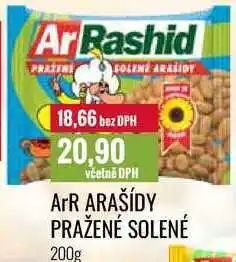 Ratio ArR ARAŠÍDY PRAŽENÉ SOLENÉ 200g nabídka
