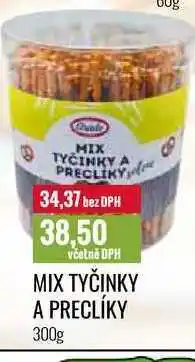 Ratio MIX TYČINKY A PRECLÍKY 300g nabídka