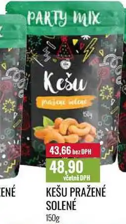 Ratio KEŠU PRAŽENÉ SOLENÉ 150g nabídka
