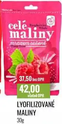 Ratio LYOFILIZOVANÉ MALINY 30g nabídka