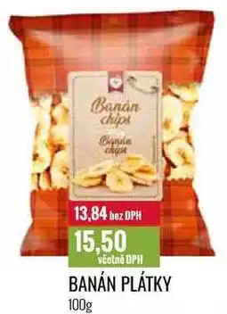 Ratio BANÁN PLÁTKY 100g nabídka