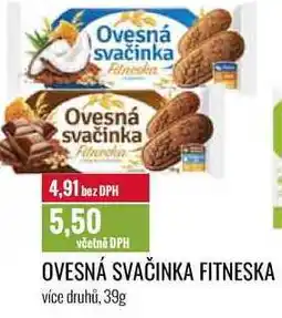 Ratio OVESNÁ SVAČINKA FITNESKA 39g nabídka